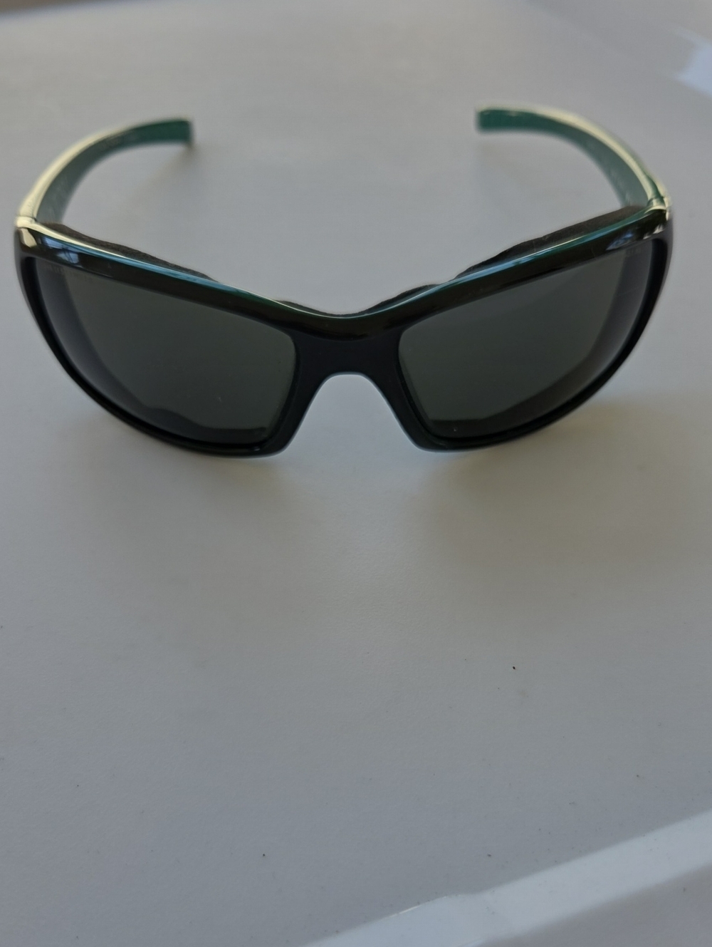 Harley-Davidson Black and Green Wrap Sunglasses